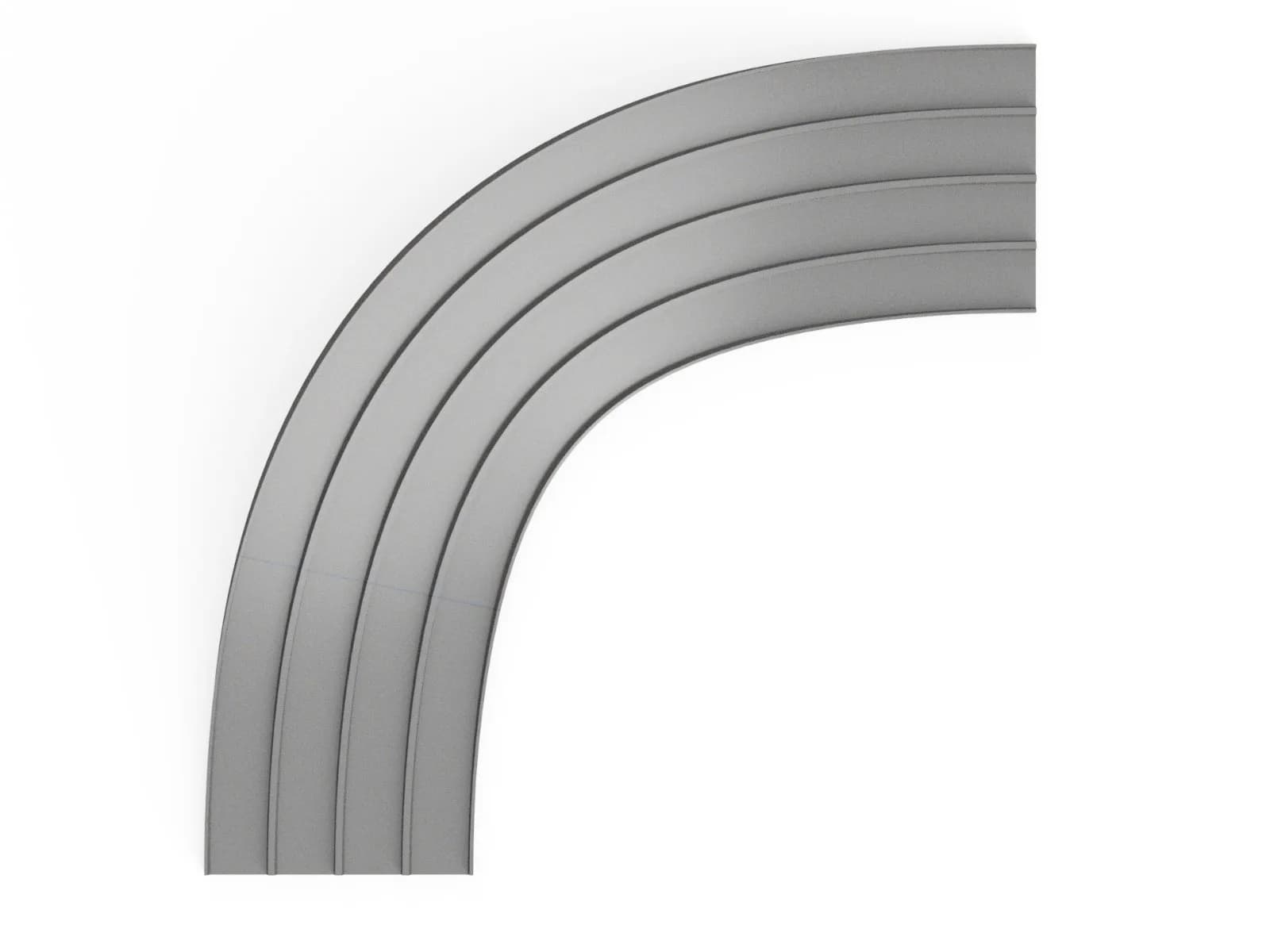 VT-Rail 55 Curva Inclinada 90° (4 pistas) — Vitrack